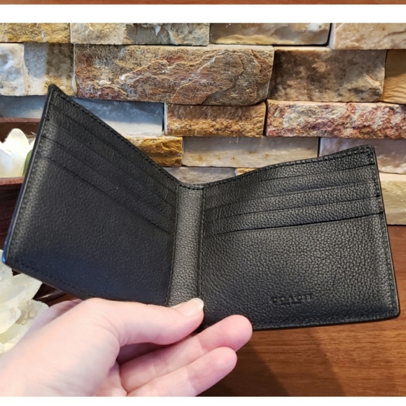 *SALE* NEW Coach Leather Wallet & Luggage Tag - Picture 3 of 8